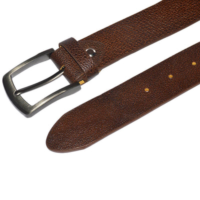 Men's Genuine Leather Belt with Buckle