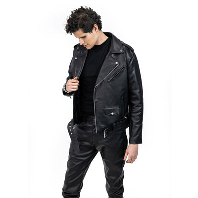 Marlon Brando Black Leather Jacket