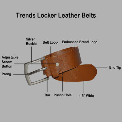 Genuine Leather Full Grain Belt For Men