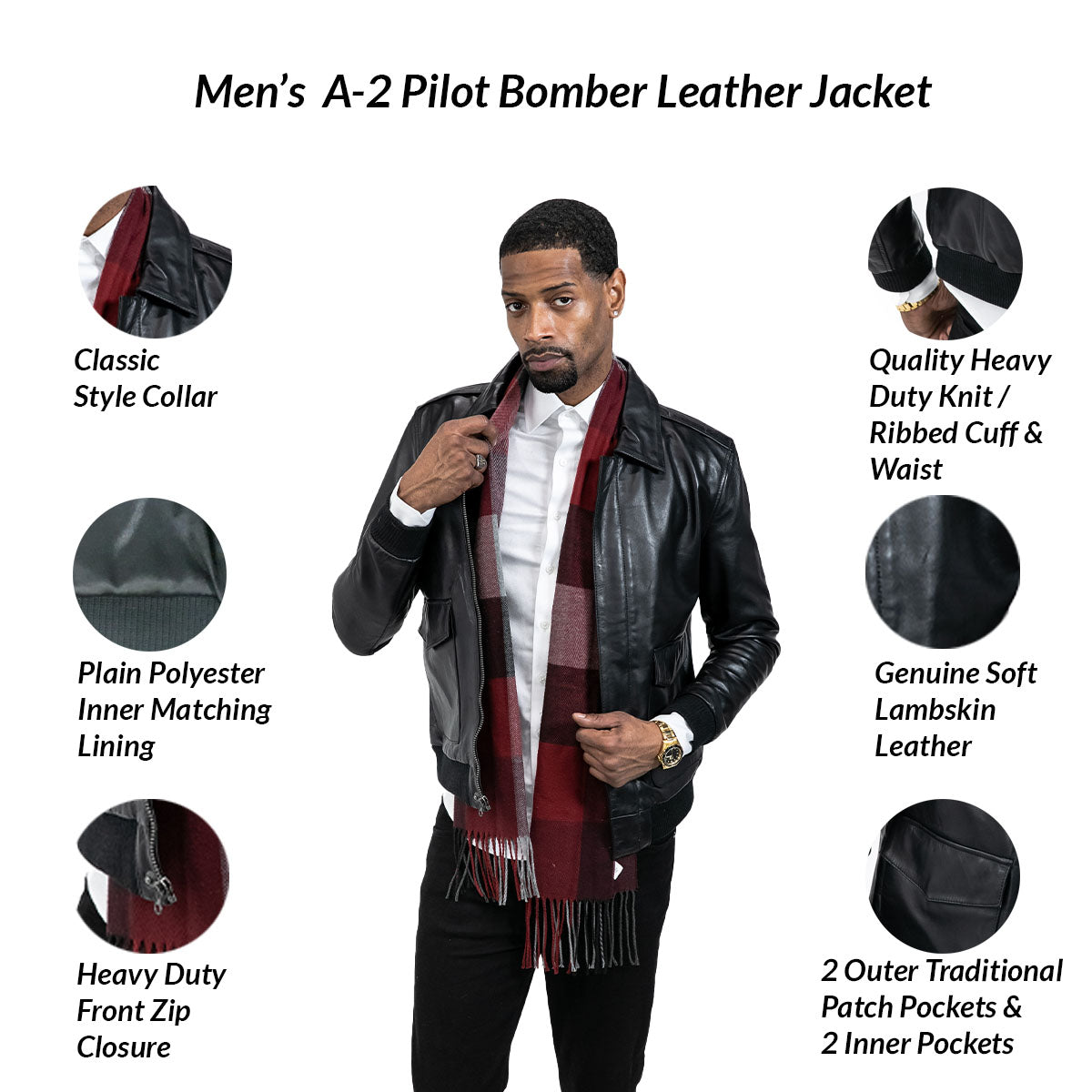bomber Pilot jacket leather