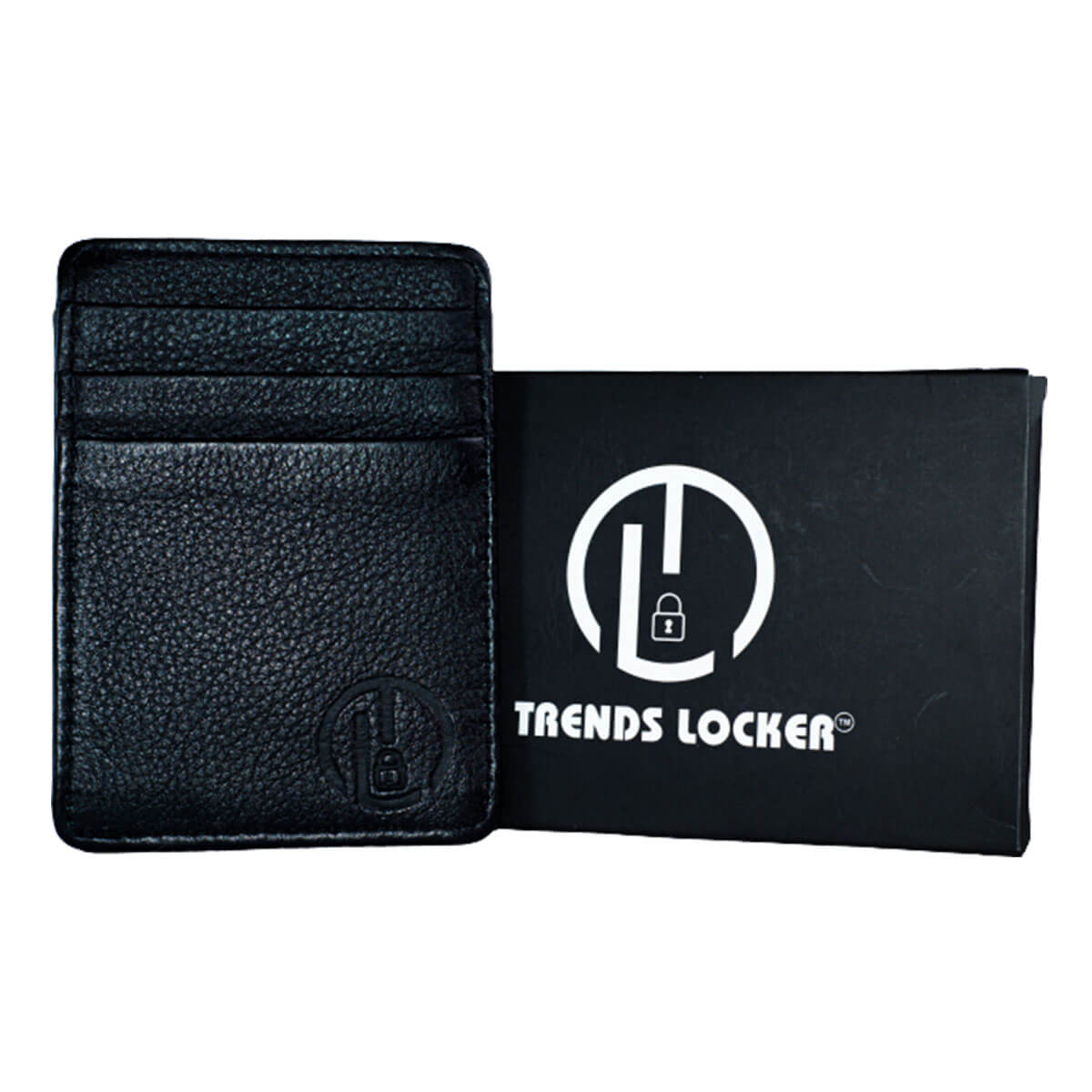 Black Leather Rfid Blocking Credit Card Holders	